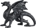 Large size gothic roaring pterosaur statue fantasy decoration